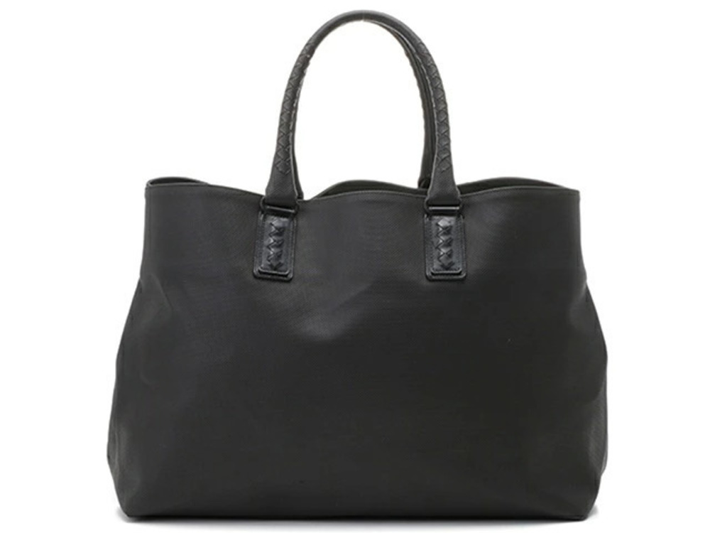 BOTTEGA VENETA Marco Polo Tote Bag Dark Brown Canvas